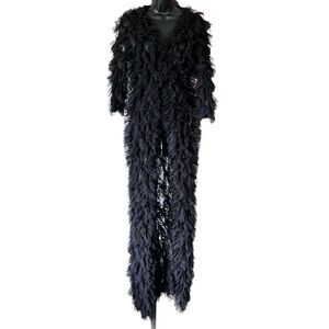 Kiki Riki Dolls Kill Black Ruffled Black Tulle Cardigan Small